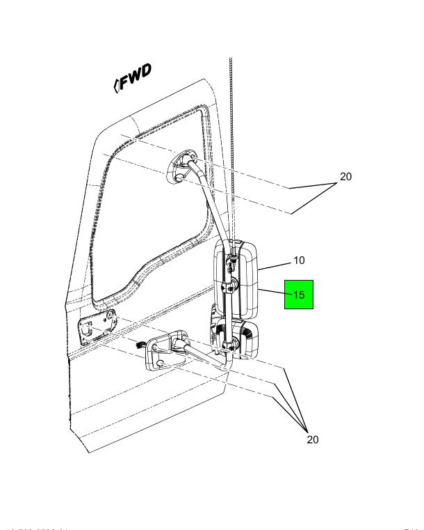 4049613C93 | Navistar International® | MIRROR REAR VIEW CL RIGHT