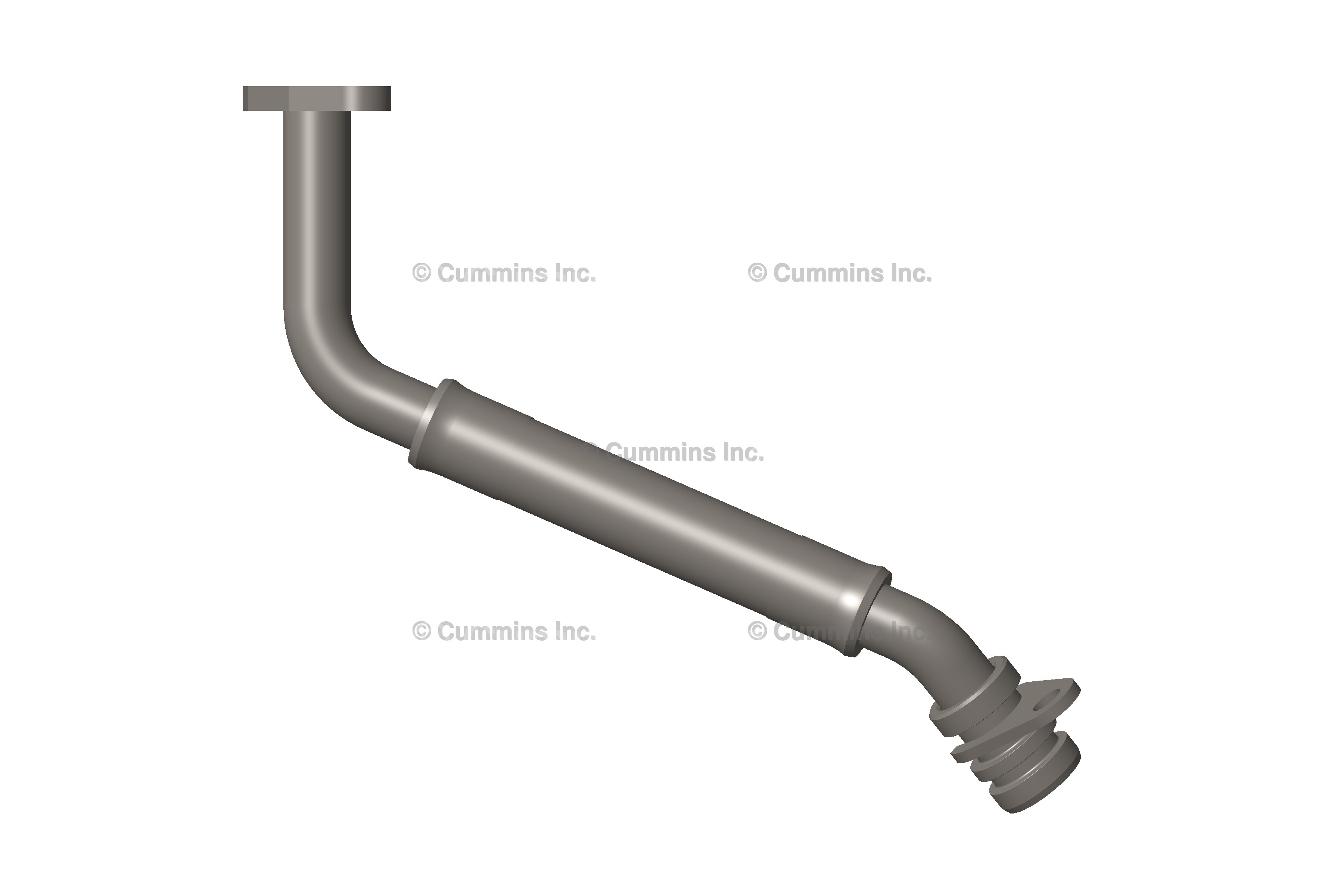 5375921 Genuine Cummins® Lubricating Oil Drain Tube Source One Parts