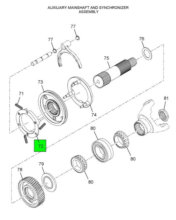 FULA7331 | Navistar International® | SYNCHRONIZER AUXILIARY DIRECT 