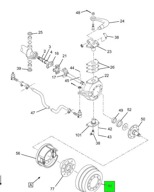 2501597C1 | Navistar International® | DRUM FRONT BRAKE BALANCED 16 1/2 ...