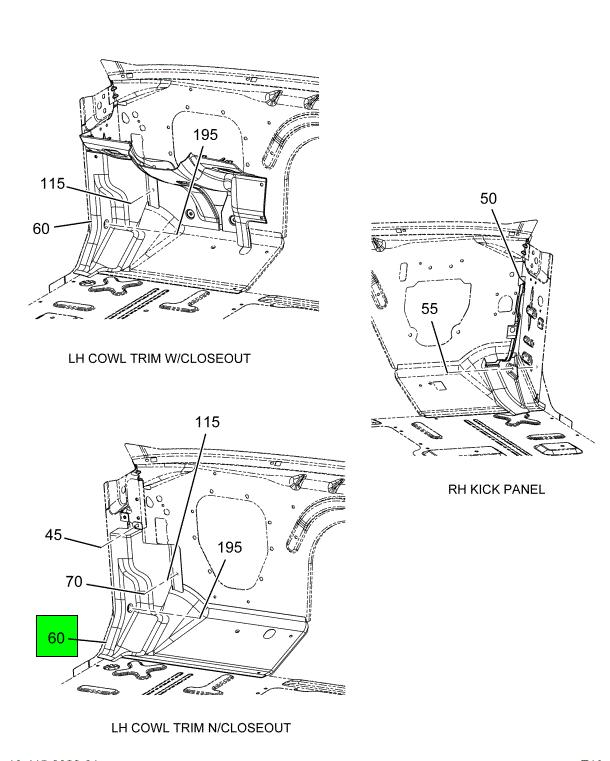 4118238C1 | Navistar International® | PANEL DRIVER KICK N/CLOSEOUT ...