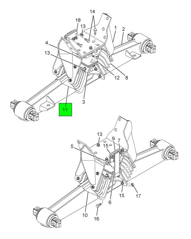 H64890000L Navistar International® HMX460 WEAR PAD SVC KIT