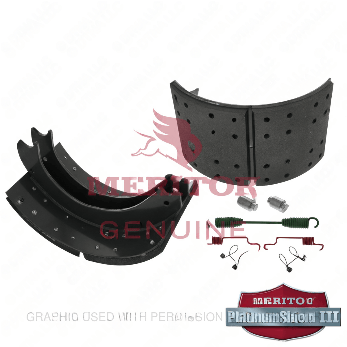 KSMA3124726R Meritor | Brake Shoe and Lining Kit - Service | Source One ...