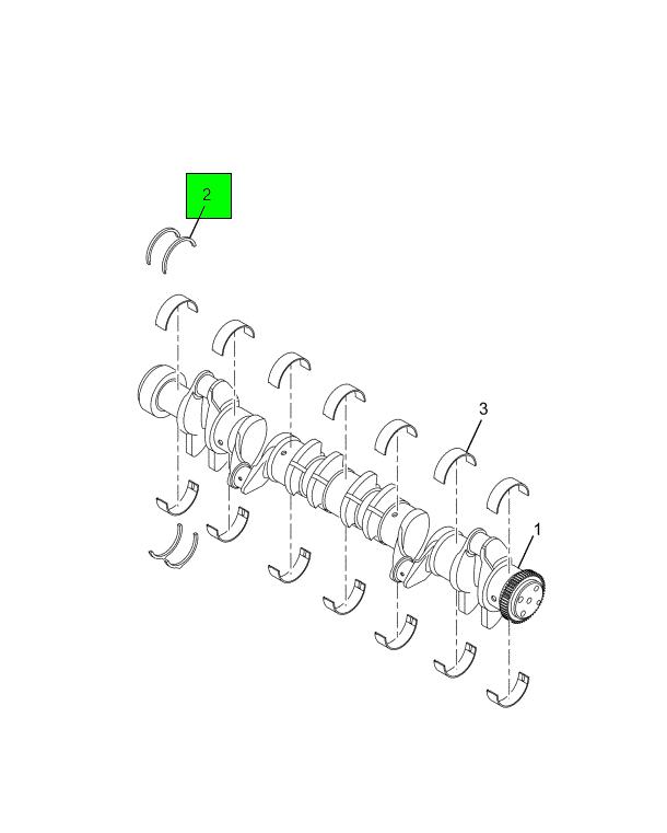 2591155C1 | Navistar International® | BEARING CRANKKSHAFT STANDARD 