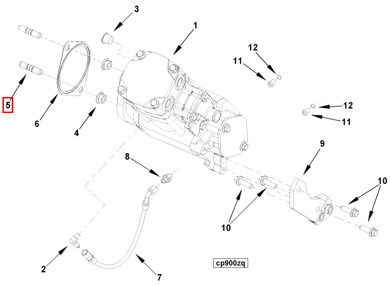 3913370 Cummins | Stud | Source One Parts Center