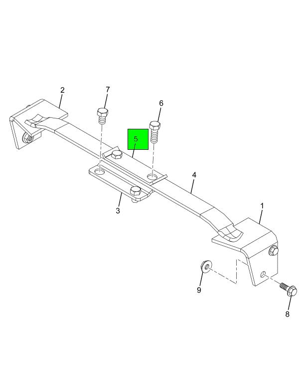 481697C1 | Navistar International® | PLATE TRANSMISSION REAR MOUNT 