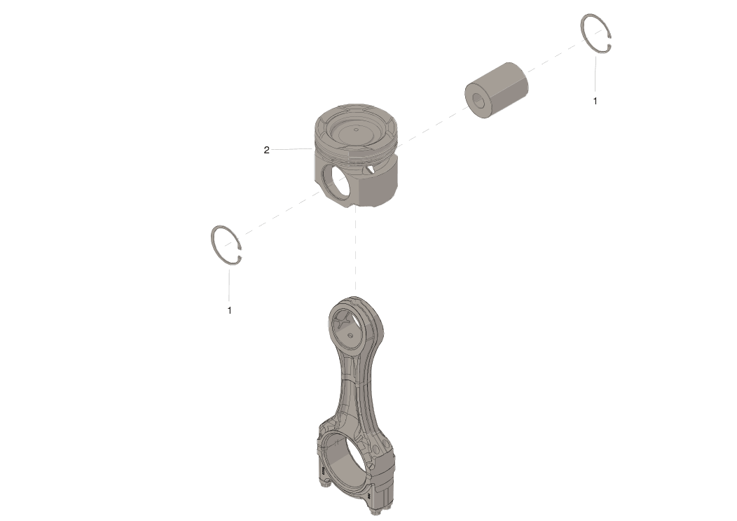 4955550 | Cummins® | Piston Oversized Kit | Source One Parts Center