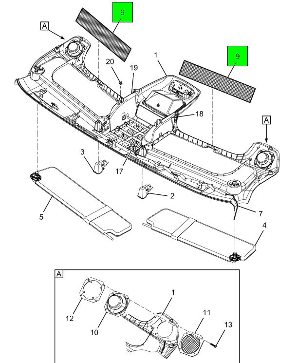 3600019C1 Navistar International NET OVER HD CONSOLE