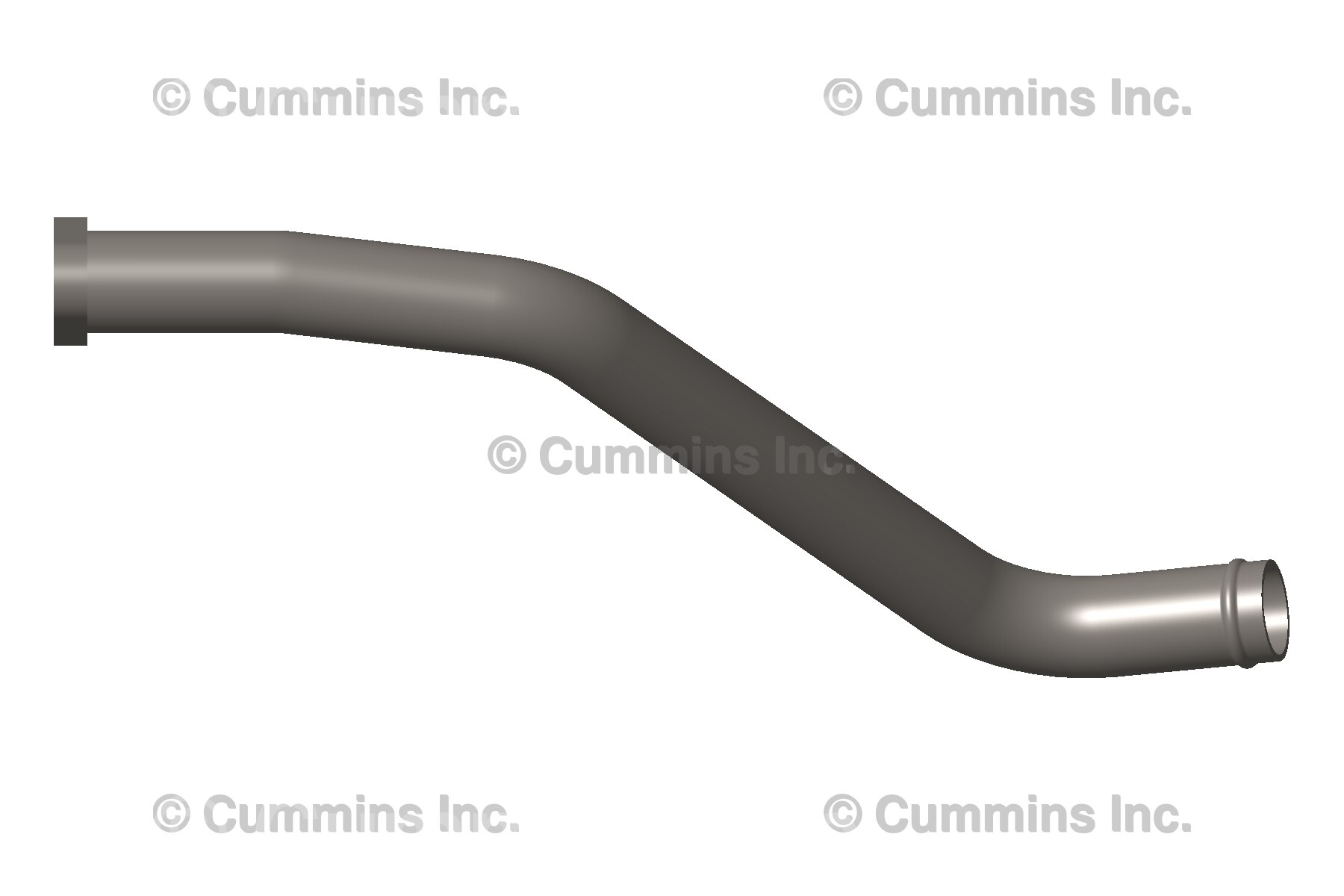 5474288 Cummins® Turbocharger Oil Drain Tube Source One Parts Center