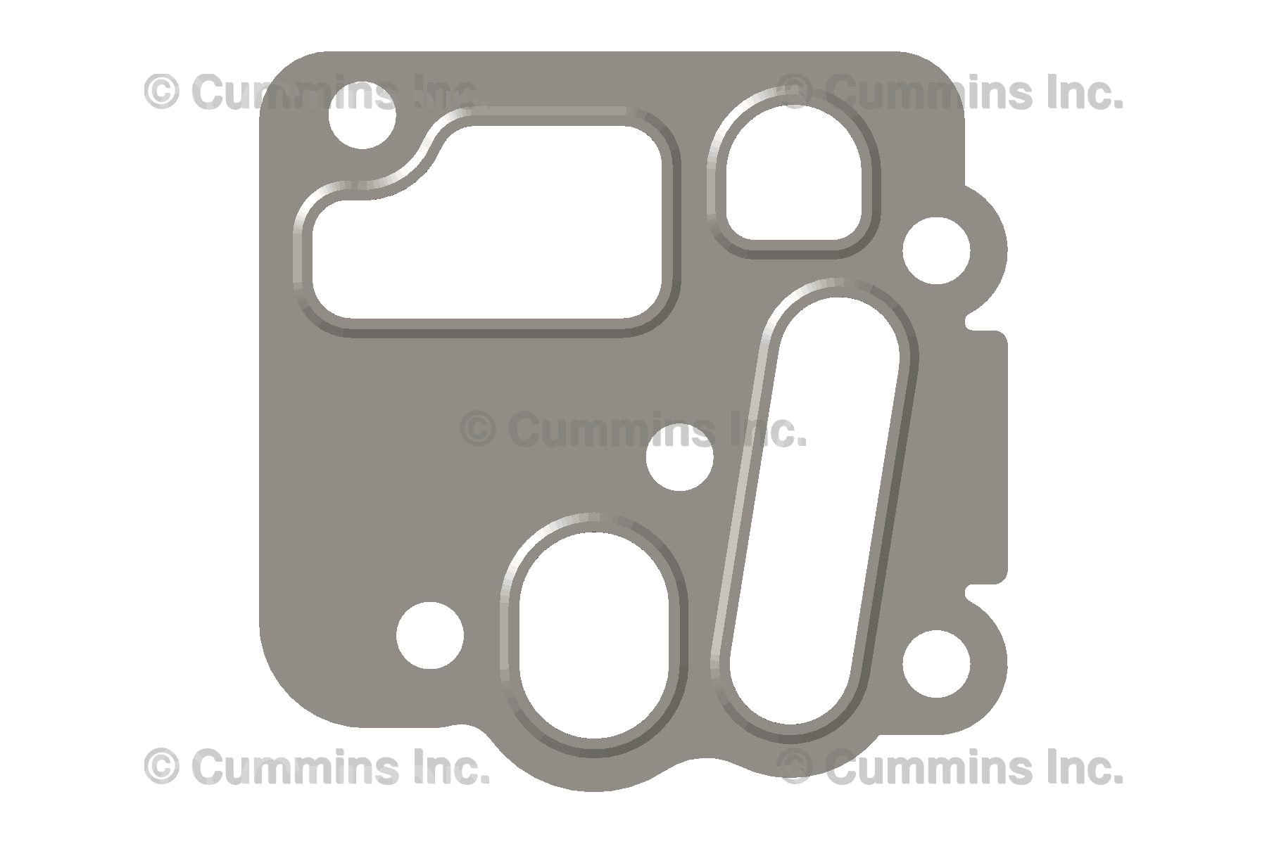 5478223 Cummins® Lubricating Oil Cooler Housing Gasket Source One