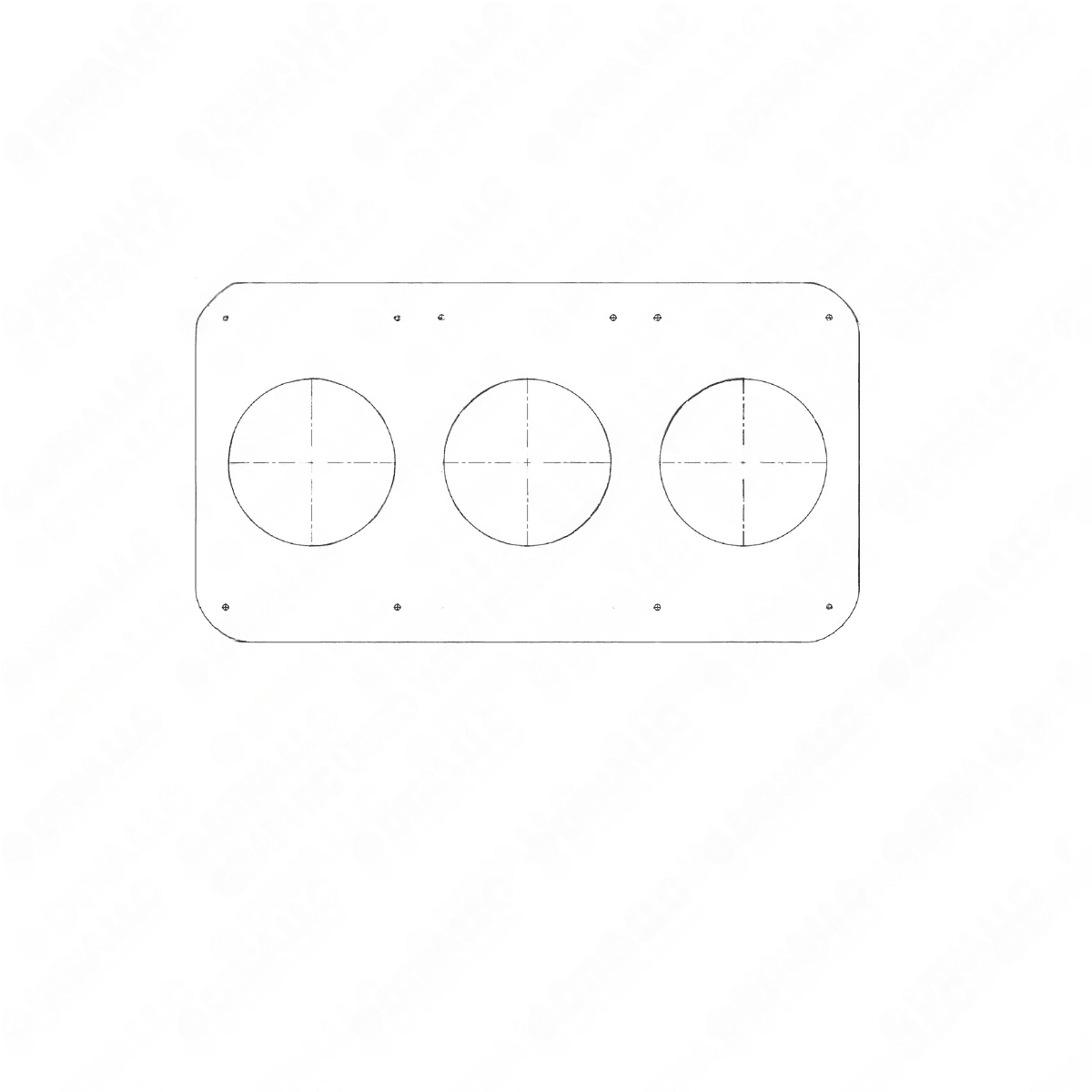 125887 Thomas Built Bus | Plate | Source One Parts Center