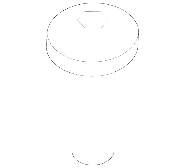 Genuine Ford Seat Belt Lap And Shoulder Belt Bolt – W504775-S437M (OEM)