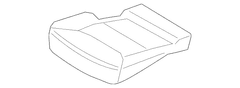 Seat Cover Cushion - Right, Rear