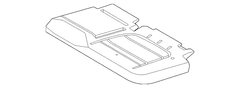 Seat Cushion Pad - Left, Rear, Upper