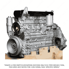 Remanufactured Long Block Engine MBE904 with EGR, Without Crankcase, Flywheel Housing (EPA04)
