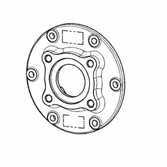 Driving Flange Damper CL6 Heavy Duty EPA10
