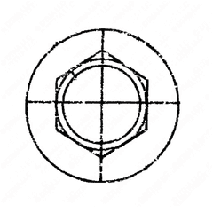 M10 x 1.5 x 65 mm Hexagon Flange Bolt - 10.9 Phosphate
