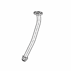 Upper Oil Drain Tube Assembly - S60M 14L