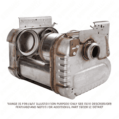 DOC/SCR Module Assembly with Clamp Kit for ATS 1-Box