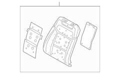Pad Seat Back - Front