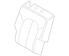 Sandstone Seat Cover Back Cushion <br>A used to replace the original equipment of a