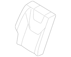 Seat Back Cushion Cover - Right, Rear