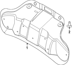 Trim Lid Panel <br>Deck Door TRI Deck cover Trunk - Inner (COUPE)