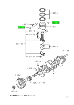 SNAP RING,PISTON 1