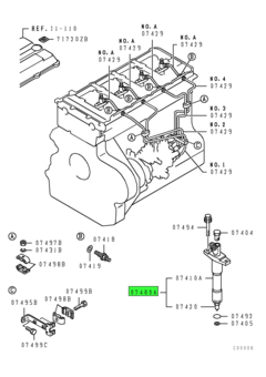 NOZZLE & HOLDER ASSY,FUEL INJECTION 1