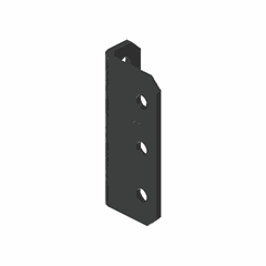 Bracket - Angle, Rail Mounted