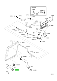 CLIP,RADIATOR PIPING 2