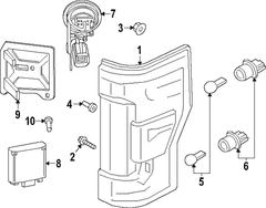 Bracket - Left, Rear