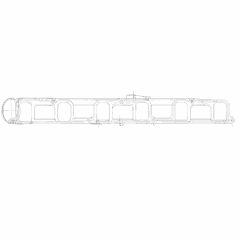 45-Degree Inlet Air Manifold for S60 14L DDEC IV