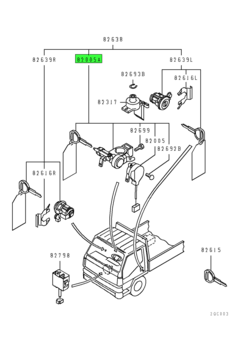 SWITCH ASSY,ENG STARTING 1