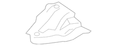 Reinforcement Frame Side Member Brace - Right, Front