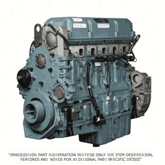 3/4 Engine Series 60 14.0L EPA07 6067HG2E DDEC6 with Jakes
