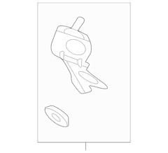 Engine Air Intake Hose Bracket - 2.7L