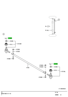 PIN,TIE ROD 3