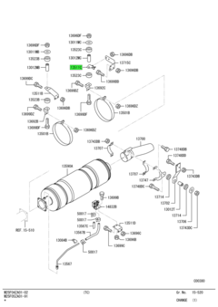 BRACKET,EXHAUST MUFFLER 1