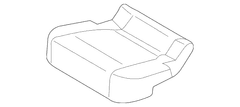 Seat Cover Cushion - Right, Rear (XLT)