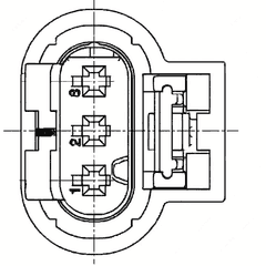 Panel Van Cabin Pressure Sensor Connector