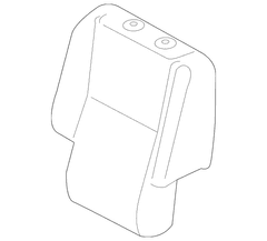 Seat Back Cushion Cover - Right, Rear
