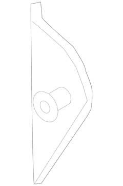 Cover Panel End <br>Instrument Side Cap Corner trim Dash REINFORCED Instrument Sandstone - Right