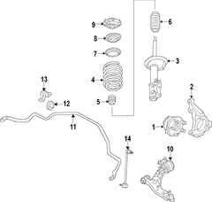 Bar Stabilizer FWD - Front 2.0L 18