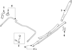 Suspension Stabilizer Bar - Rear