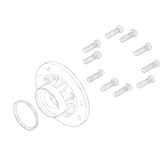 Hub Assembly, Short Stud, Gen I C88