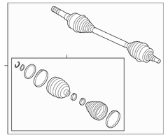 Cv Axle From 1/04/21 - Right, Rear 5.0L