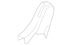 Seat Back Recliner Adjustment Mechanism Cover - Rear, Center (Low, SEL)