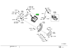 CALIPER & PAD ASSY,FR BRAKE,UPR LH 4