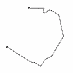 Coolant Inlet Line for DD13 EPA07 / EPA10 / GHG14